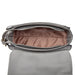 Lb6872 - Miss Lulu Matte Leather Midi Handbag - Grey - Image 8
