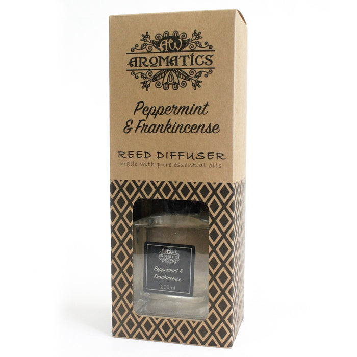Diffuseur d'huiles essentielles de menthe poivrée et d'encens 200 ml