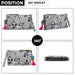 Lg6803-miss Lulu Canvas With Pompom Pendant Handbag Shoulder Bag Grey - Image 7