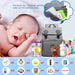 E1976 - Kono Travel Baby Changing Backpack With Usb Charging Interface - Grey - Image 9