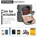 Lg1903 - Miss Lulu Two Way Backpack Shoulder Bag With Pom Pom Pendant - Grey - Image 8