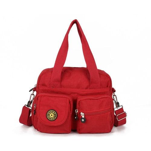 VK5250-RED - Women Large Solid Crossbody Bags - Love Thy Bargains