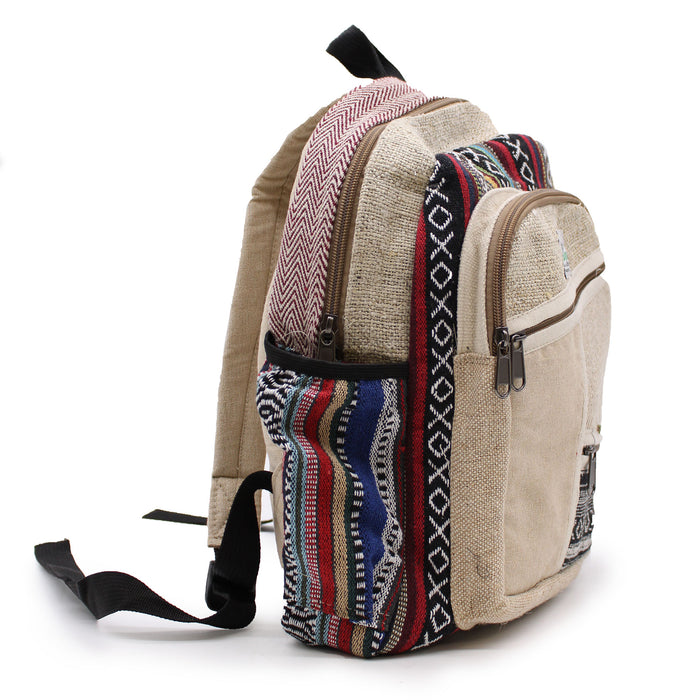 Small Backpack - Zig Zag Zips Style