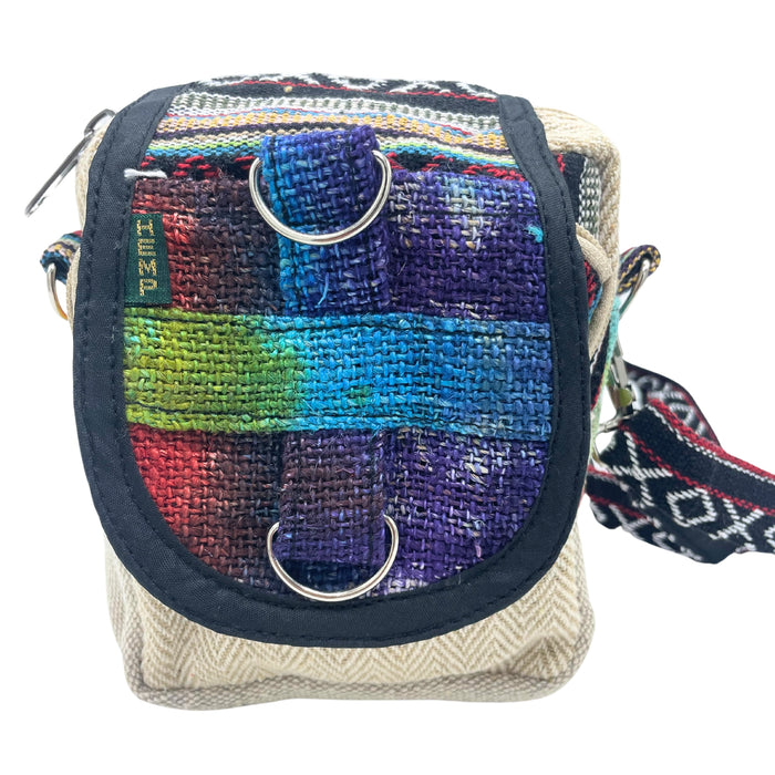 Tiedye Hemp Messenger Bag