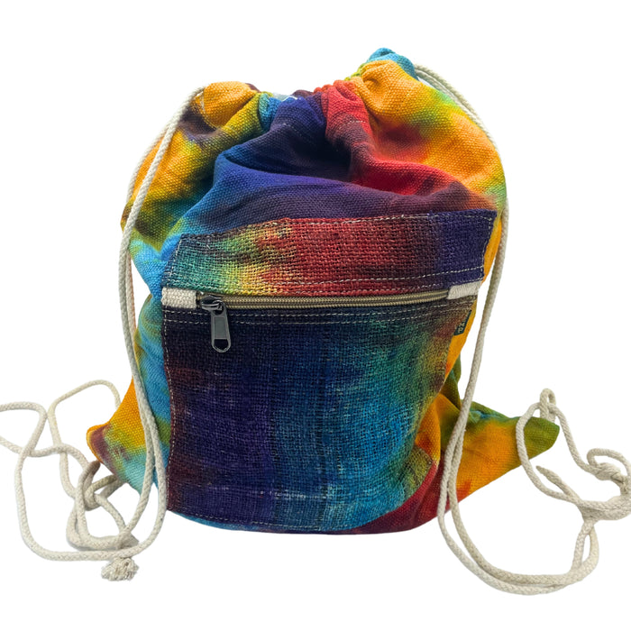 Tiedye Hemp String Bag