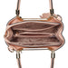 Lg1847 - Miss Lulu Pu Leather Rose Hanging Ornament Handbag - Pink - Image 3