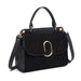 Lb6871-miss Lulu Stylish Ladies Leather Handbag Shoulder Bag Black - Image 2