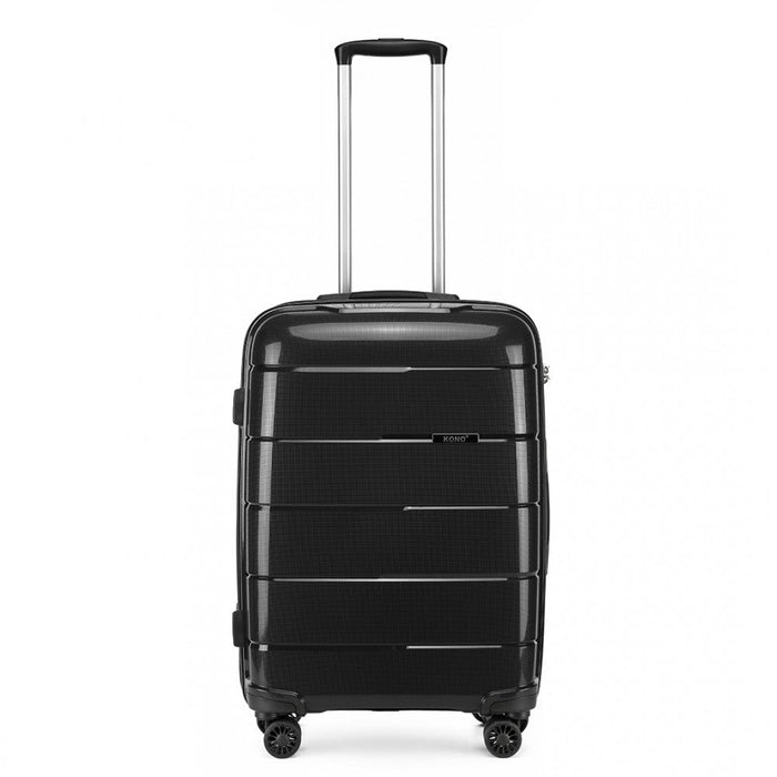 20 Inch Cabin Size Hard Shell Pp Suitcase - Black