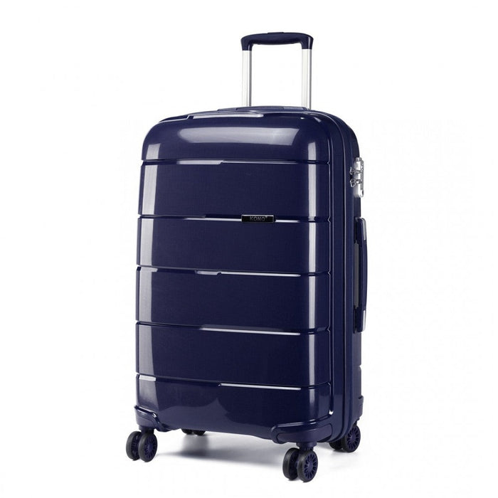 20 Inch Cabin Size Hard Shell Pp Suitcase - Navy