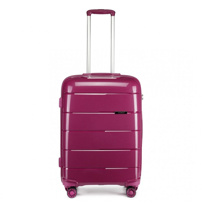 20 Inch Cabin Size Hard Shell Pp Suitcase - Purple