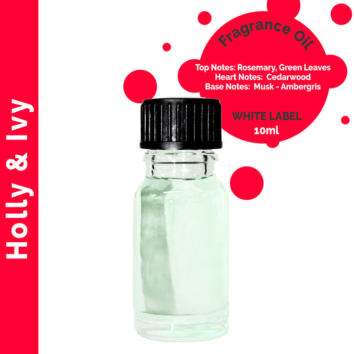 Holly & Ivy Fragrance Oil 10ml - White Label