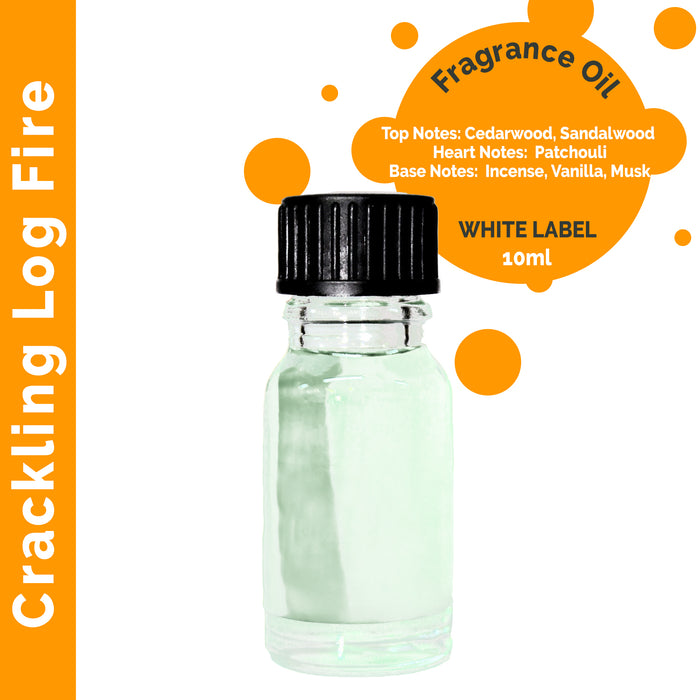 Crackling Log Fire Fragrance Oil 10ml - White Label