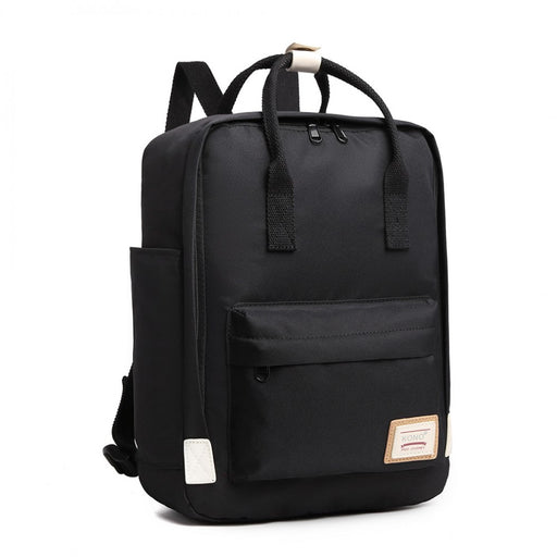 Eb2017 - Kono Large Polyester Laptop Backpack - Black - Image 1