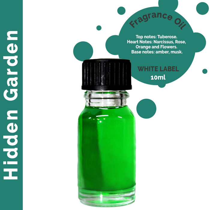 10 ml Hidden Garden Fragrance Oil - UNLABELLED