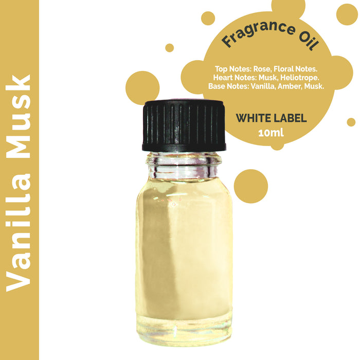 10 ml Vanilla Musk Fragrance Oil - UNLABELLED