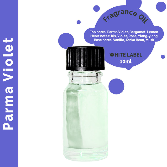 10 ml Parma Violet Fragrance Oil10 ml Fresh Cotton Oil - UNLABELLED