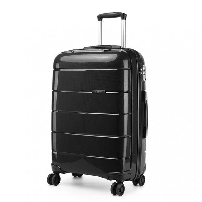 24 Inch Hard Shell Pp Suitcase  Black