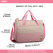 9026 - Miss Lulu Polyester 5 Pcs Set Maternity Baby Changing Bag Dot - Pink - Image 4