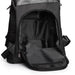 Lg1903 - Miss Lulu Two Way Backpack Shoulder Bag With Pom Pom Pendant - Black - Image 9