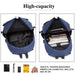 E6715 - Kono Business Laptop Backpack With Usb Charging Port - Navy Blue - Image 6