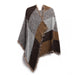 S6427 - Women Ladies Fashion Plaid Scarf Blanket Winter Warm Wrap Shawl - Coffee - Image 2