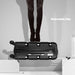 K2092 - Kono Bright Hard Shell Pp Suitcase 3 Pieces Set - Classic Collection - Black - Image 10