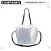 Lh1908 - Miss Lulu 2 Piece Multi-way Shoulder Tote Bag - Grey - Image 5
