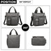 Lb6923 - Kono Multi-compartment Tote Shoulder Bag - Grey - Image 3