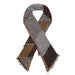 S6427 - Women Ladies Fashion Plaid Scarf Blanket Winter Warm Wrap Shawl - Coffee - Image 3