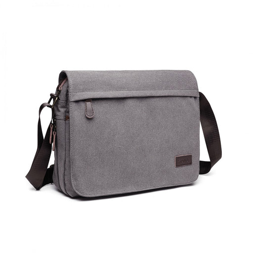 Lb1925 - Kono Classic Expanding Messenger Bag - Grey - Image 1