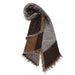 S6427 - Women Ladies Fashion Plaid Scarf Blanket Winter Warm Wrap Shawl - Coffee - Image 5