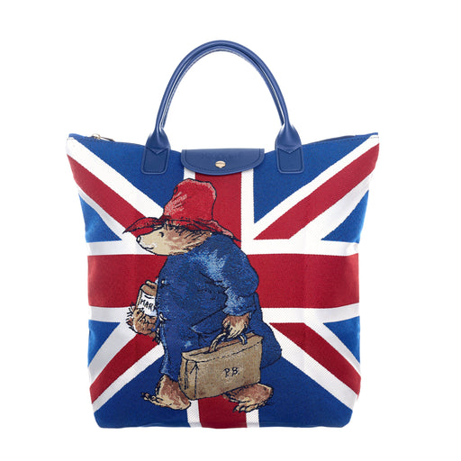 Union Jack Paddington Bear ™ - Foldaway Bag-0