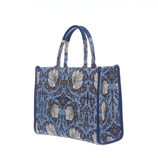 William Morris Pimpernel & Thyme Blue - City Bag-0
