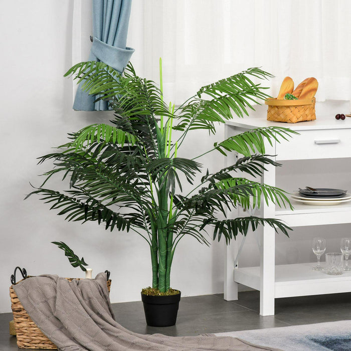 Artificial Potted Palm Tree Plant Home Office 125cm