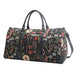 Morning Garden Black - Big Holdall Bag-1