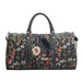 Morning Garden Black - Big Holdall Bag-3