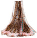 Leopard Light Pink - Big Chiffon - Love Thy Bargains