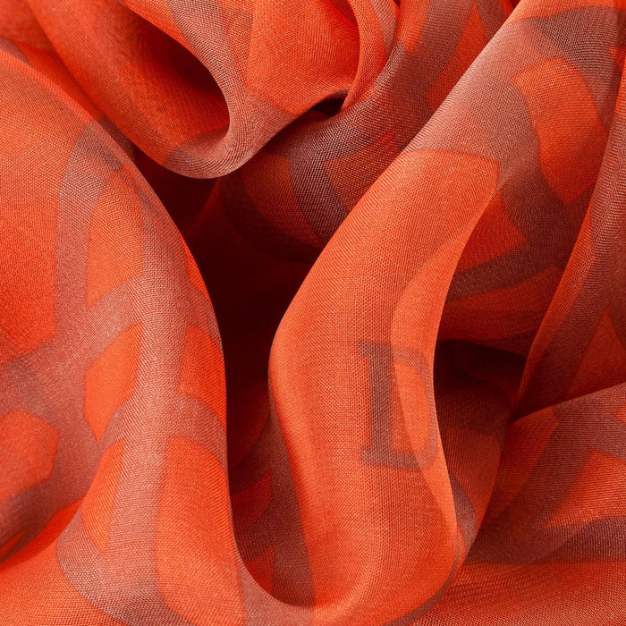 Orange - Big Chiffon - Love Thy Bargains