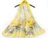 Yellow Butterfly - 100% Pure Silk Scarf-2