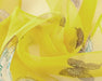 Yellow Butterfly - 100% Pure Silk Scarf-3