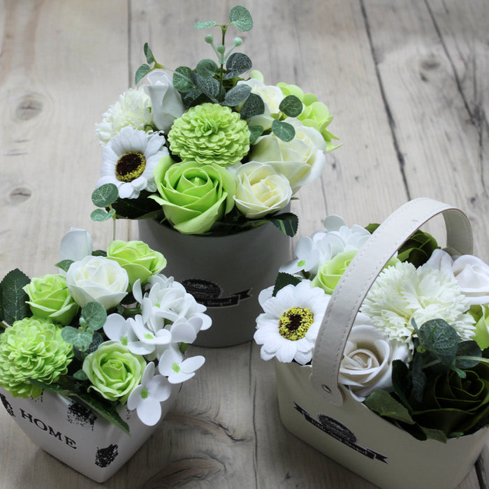 Bouquet Petite Basket - Pastel Green
