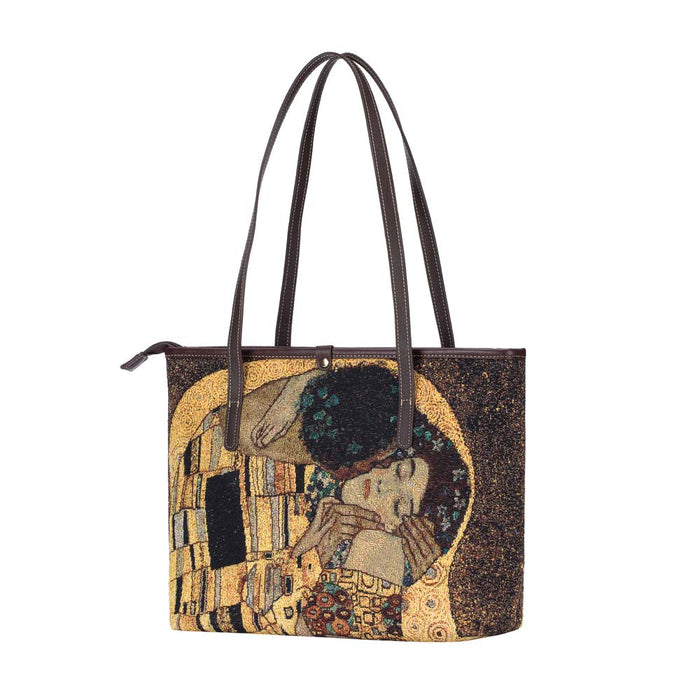 Gustav Klimt Gold Kiss  - College Bag-1