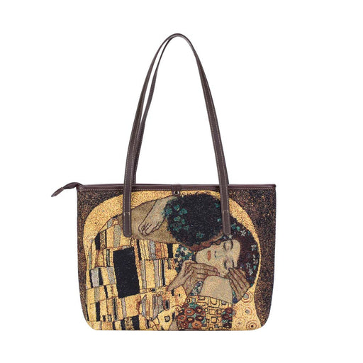 Gustav Klimt Gold Kiss  - College Bag-0