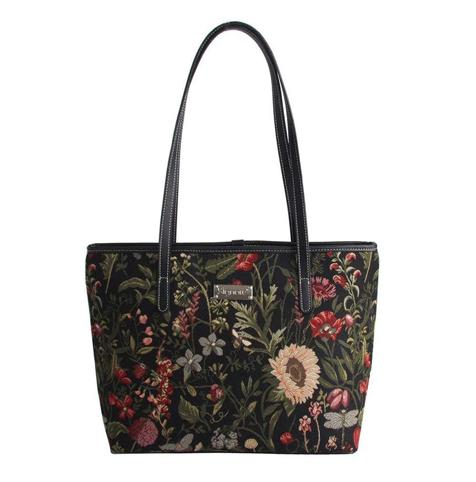 Morning Garden Black - College Bag - Love Thy Bargains