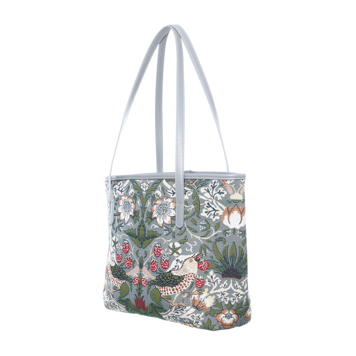 V&A Licensed Strawberry Thief Grey - College Bag-1