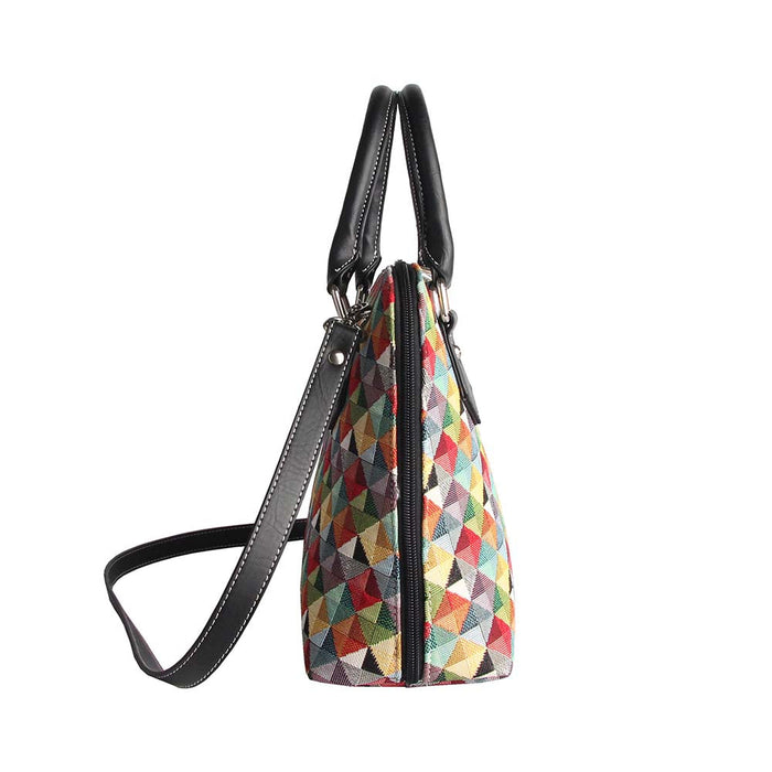 Multi Coloured Triangle - Convertible Bag - Love Thy Bargains