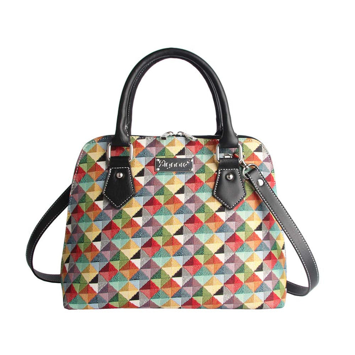 Multi Coloured Triangle - Convertible Bag-3