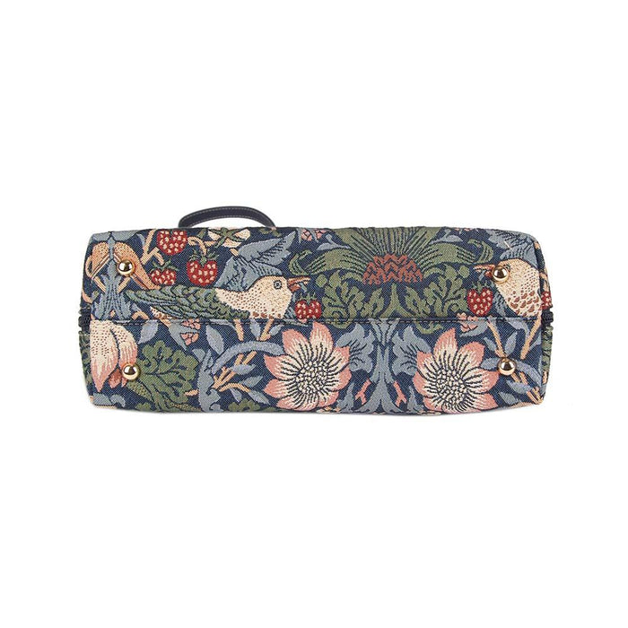 William Morris Strawberry Thief Blue - Convertible Bag-4