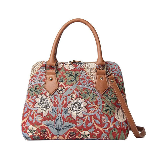 William Morris Strawberry Thief Red - Convertible Bag-0