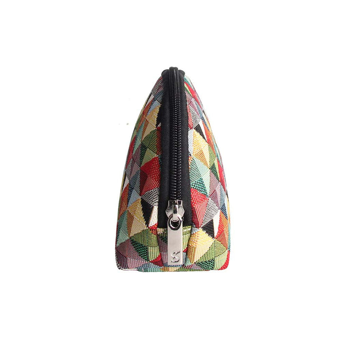 Multi Coloured Triangle - Cosmetic Bag-2